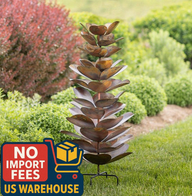 VivaTerra Large Scale Metal Pinecone Garden Sculpture Outdoor Yard Art