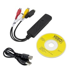 Digital Capture Card USB 2.0 Audio Video VHS to DVD VCR PC HDD Converter Adapter