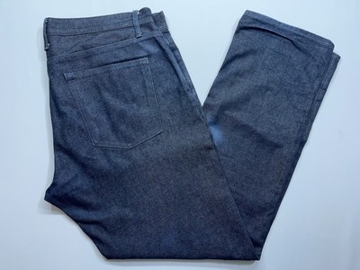 DSTLD Button Fly Selvedge Jeans Mens Size 36x32 Straight Fit Blue Raw Denim
