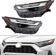 Headlight Assembly for 2022-2024 Toyota RAV4 LE/XLE, Complete with All Bulbs LE