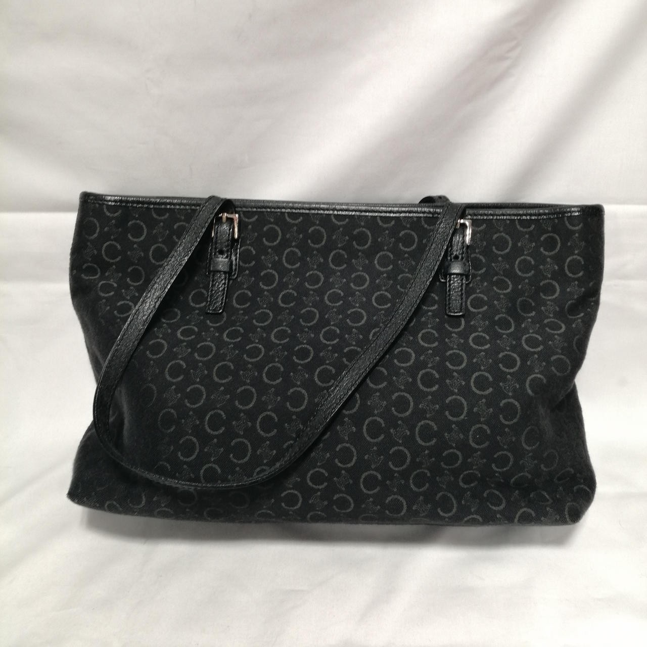 Handbag Model Blk Allover Pattern Macadam Scratch… - image 1