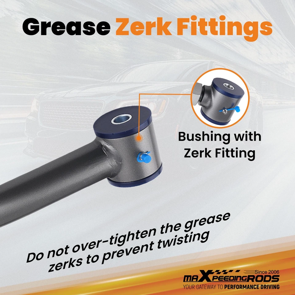 Kit de brazo de control inferior delantero ajustable de alta resistencia para Jeep Wrangler TJ 1997-2006 Foto 4 de 4