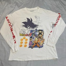 Dragonball Z M Char T-Shirt Cospa Anime Logo Weiß Herren Größe M Japan