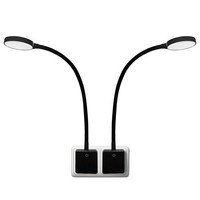 LED Nachtlicht Leselampe Wandleuchte Schwanenhals Touch Dimmbar 2Er Set 4W 350Lm