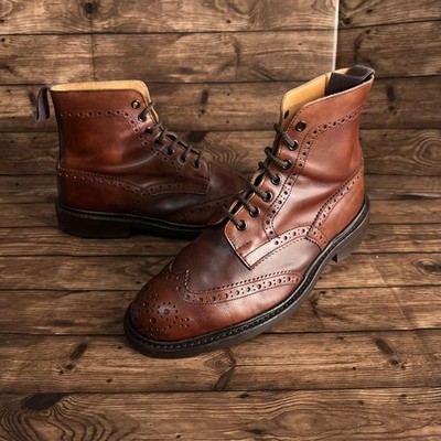 新品未着用　TRICKER'S L5180 COUNTRYBOOT 5 1/2 Men 8.5US Tricker S Country Boots Stow Uk7.5 Rare Shoes Model