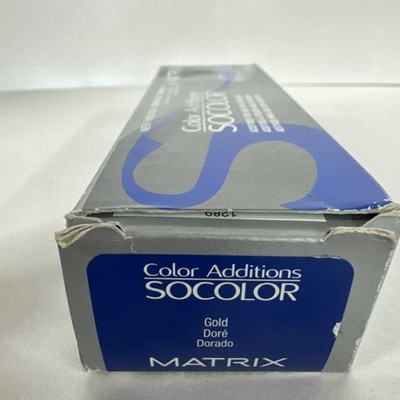 MATRIX SOCOLOR color additions Gold 2 oz