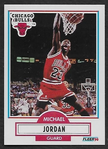 1990-91 Fleer Michael Jordan Guard #26 Chicago Bulls