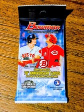 💎 [1x] 2017 Bowman MLB Retail Box Pack - TROUVEZ AARON JUGE & BELLINGER AUTO RC