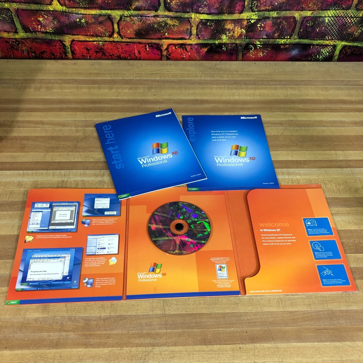 Microsoft Windows XP Professional Big Box Retail Version Vintage
