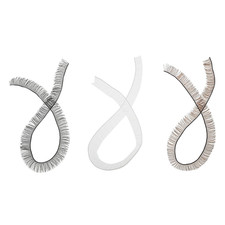 15pcs Doll Eyelashes Strips 20cm Length 8mm Width Fake Eye Lashes Baby Dolls Acc