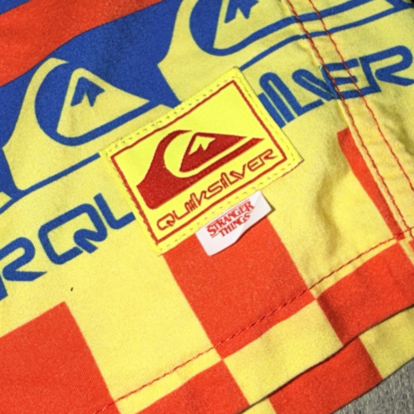 Quicksilver x Stranger Things Men Small Board Sho… - image 2