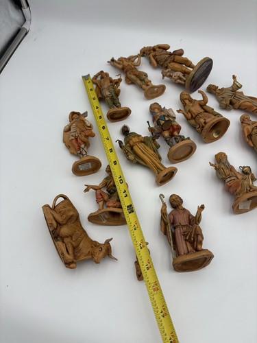 Vintage Fontanini Depose Italy Nativity Manger Christmas Jesus Figurines 14 PCS - Picture 12 of 16