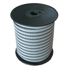 Electric Fence Poly Tape -5 Stainless Steel Conductors - 656 Feet Roll - 1/2 ...