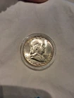 1952 50C Silver Franklin Half Dollar In Capsule (117)