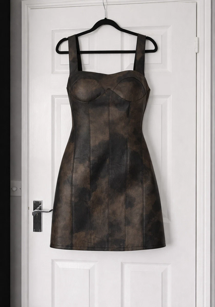 Boohoo Faux Leather Dresses for Women for sale | eBay UK