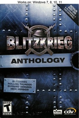 Blitzkrieg Anthology PC Game 2005 Burning Horizon Rolling Thunder Iron Division