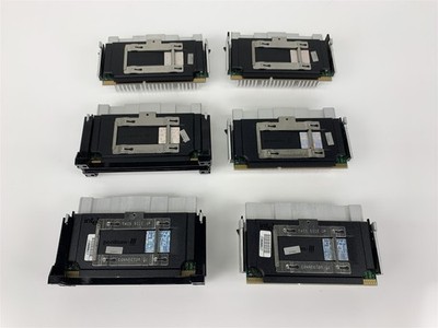 Lot of 6 - Intel Pentium III Processor with Heat Sink SL3SB SL3XL SL3XN