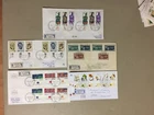 Five  Israel registered fdc with six stamps