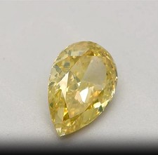 0.60ct GIA Certified Natural Fancy intense Yellow M.Pear Cut loose Diamond 2202.88 per carat