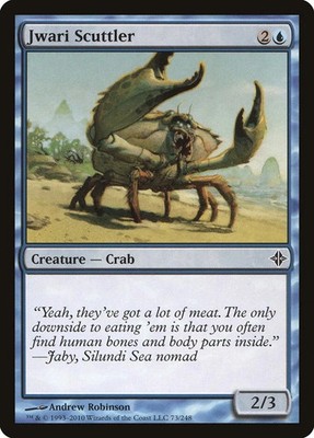 JWARI SCUTTLER X 4 E/X+ RISE OF THE ELDRAZI MAGIC THE GATHERING