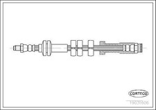 CORTECO 19031606 Bremsschlauch Vorne für FIAT Seicento / 600 Schrägheck (187)