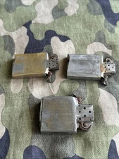 Lot of 3 Zippo Lighter Inserts Only - Parts or Repair - Rusty & Crusty - 1990s