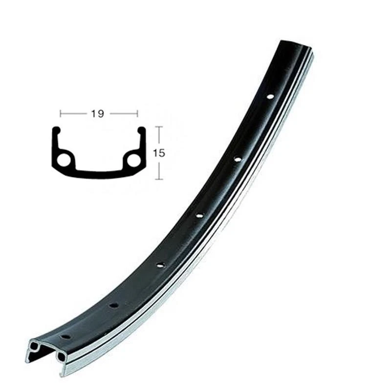 Laufrad 26 Zoll Vorderrad Fahrrad Aluminium Felge Scheibenbremse 6 Loch schwarz - Bild 4 von 4