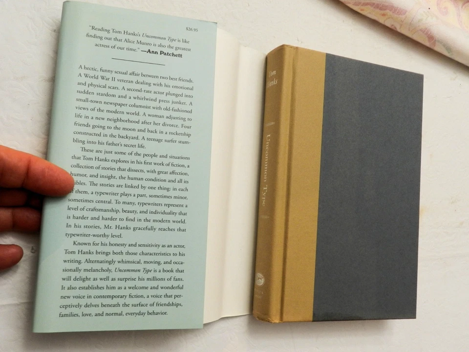 2017, Uncommon Type by Tom Hanks, HBw/DJ, 1st Ed, HANKS SIGNED! - Image 2 of 4