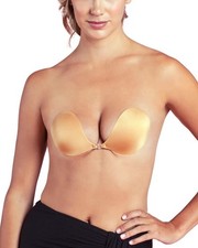 Fashion Forms Seamless NuBra Ultralite Push-Up NUDE, Size C NIB UNUSED
