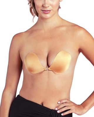 Fashion Forms Seamless NuBra Ultralite Push-Up   NUDE, Size C NIB UNUSED