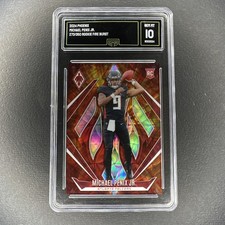 Michael Penix Jr. 2024 Panini Phoenix Fire Burst #229 #273/350 GMA 10