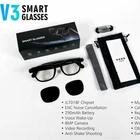 V3 Smart Glasses AI Translation 8MP Camera Photo Video Taking Bluetooth Calling