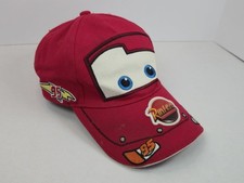 Disney Pixar Cars Lightning McQueen Boys Hat Cap Red Rust-Eze 95 Adjustable