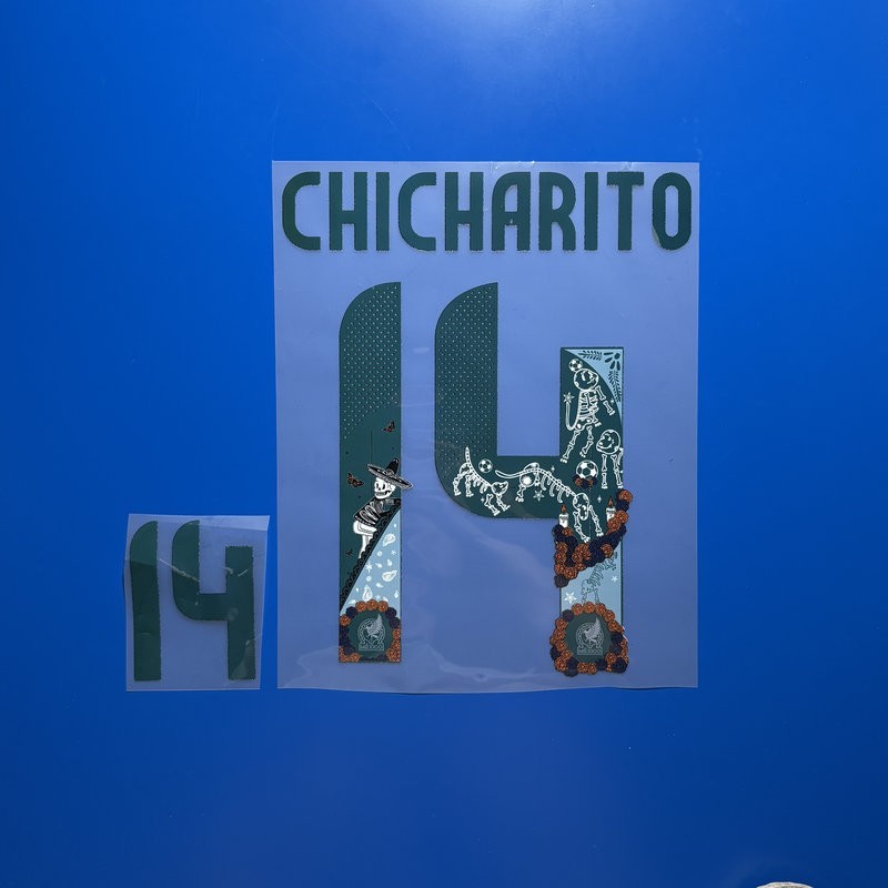 2024-25 Mexico Chicharito Player Size Nameset Name Number Print