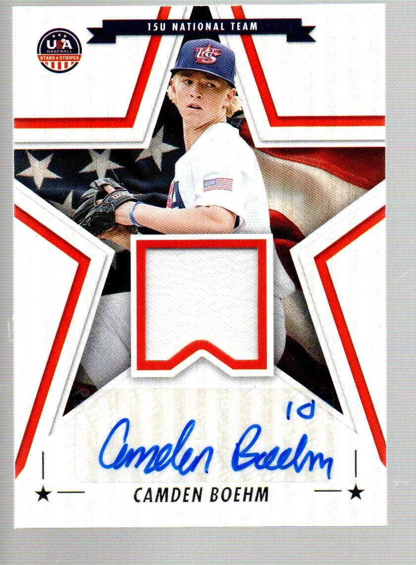 2025 USA Stars & Stripes Stars & Stripes Auto Materials #SSM-CB Camden Boehm