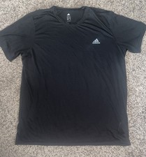 Adidas Climalite Men’s Shirt Sz XL Black Athletic Lightweight Breathable