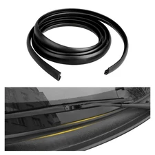 Front Windshield Seal Strip 6.5 Ft Car Windshield Moulding Trim Waterproof & ...