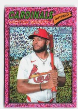 2026 Topps Heritage #318 Victor Scott II Chrome Pink Sparkle Refractors
