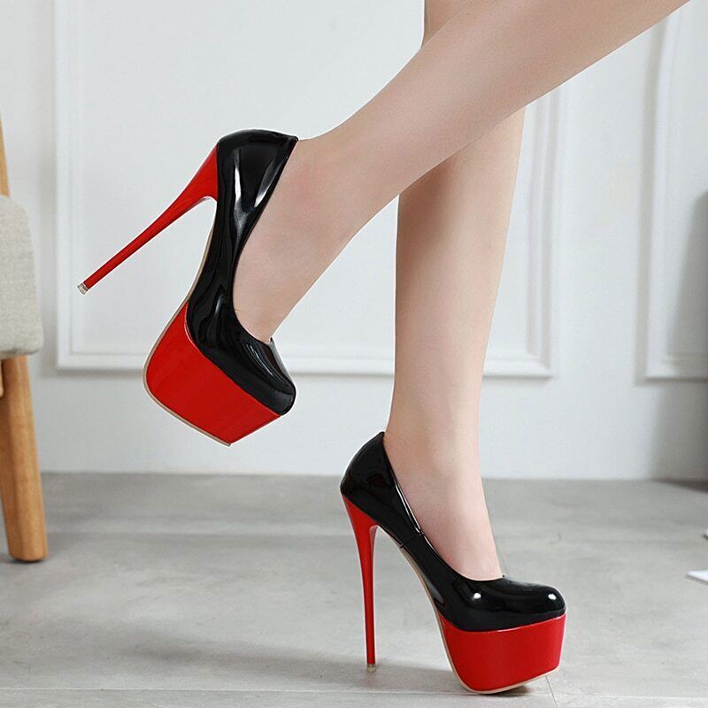 Sexy Thin High Heel Leather Pumps for Women Wedding Party Elegant Ladies Shoes-image