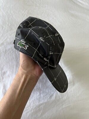 Supreme x Lacoste | Five Panel Hat Streetwear | Black Supreme x Lacoste | Five Panel Hat Streetwear | Black