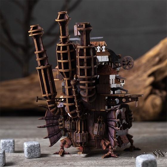 STUDIO GHIBLI Howl's Moving Castle ki-gu-mi Color Ver. Wooden 3D