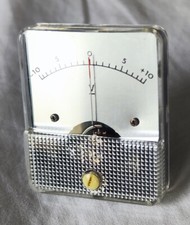 Medidor Volt&iacute;metro  &plusmn;10V,  JRC 33-37,   100&micro;A, 120mV, +D -I,