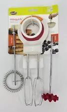 Chef’n Mix Quick Hand Mixer Set Egg Beater Frother Mixer New NIP