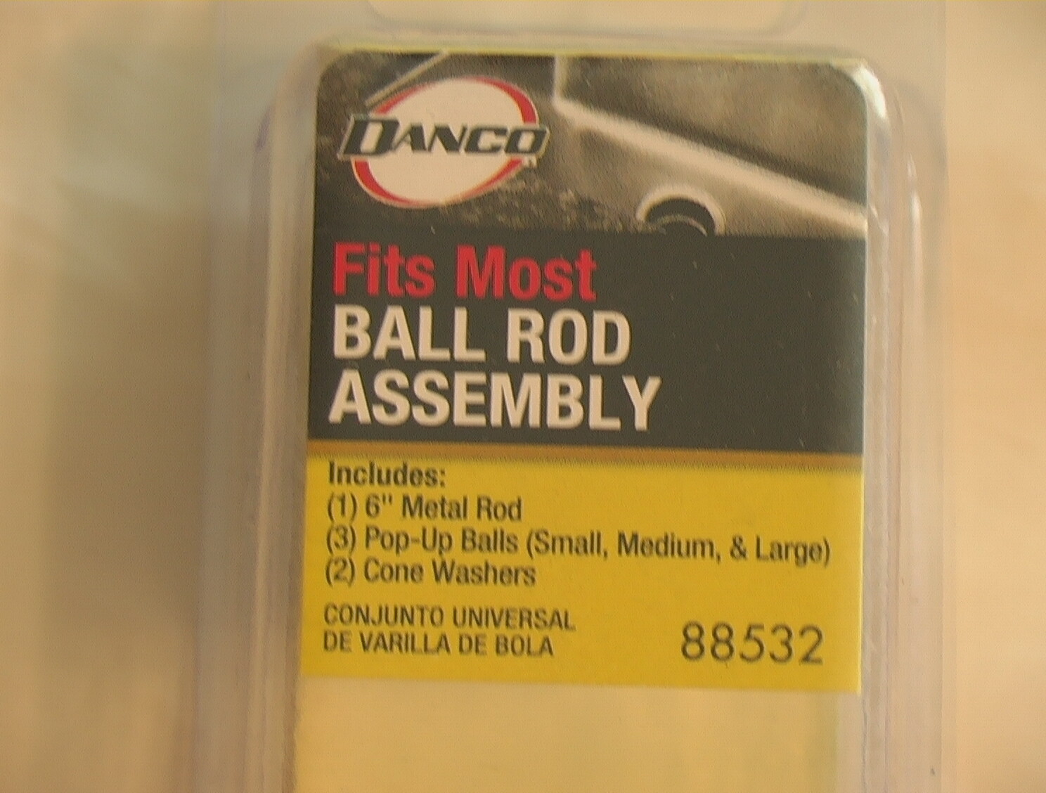 Danco Universal Ball Rod Assembly 88532 POPUP BALLS LARGE & SMALL ONLY