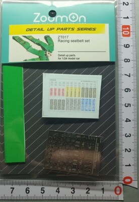 PHOTOCUT + DECALS 1/24 HARNESS / RACING SEABELT GREEN - ZT017GREEN