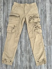 Women  s 90s Ralph Lauren Vintage Cargo Combat Multipocket Pants Size 6 N1