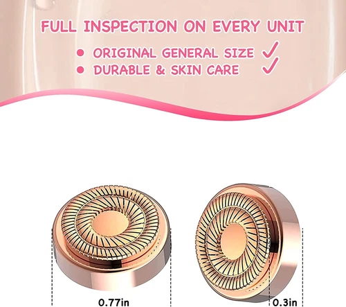 24 Pack Replacement Heads for Finishing Touch Gen 2 Flawless Facial Hair Remover - Picture 5 of 14