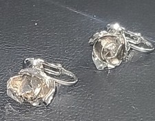 Metal Flower Shaped Earrings