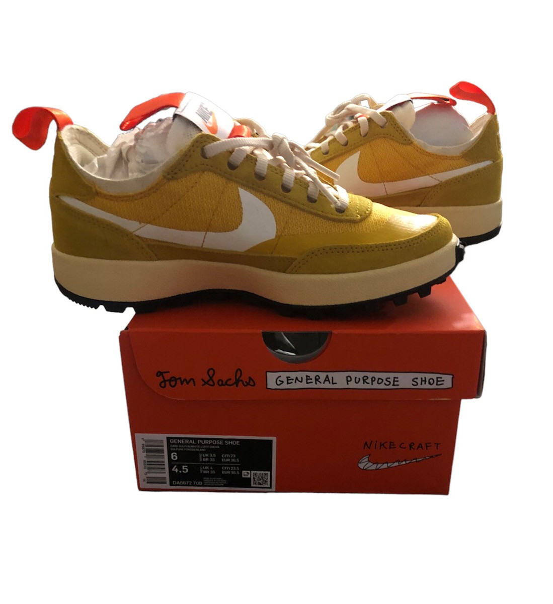 Nike Tom Sachs NikeCraft General Purpose Shoe Size W6/M4.5 Nike Tom Sachs NikeCraft General Purpose Shoe Size W6/M4.5