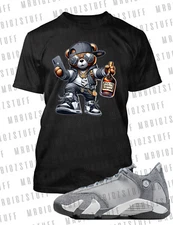 Henny Bear Graphic Sport RTP Pro Club Shaka Tee to Match J14 Stealth Sneaker T